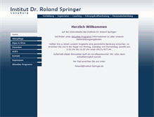 Tablet Screenshot of institut-springer.de